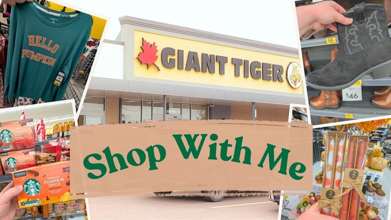 Giant Tiger Shop With Me | Fall Has Entered the Building And You Should Be Excited! |Sneak Peaks