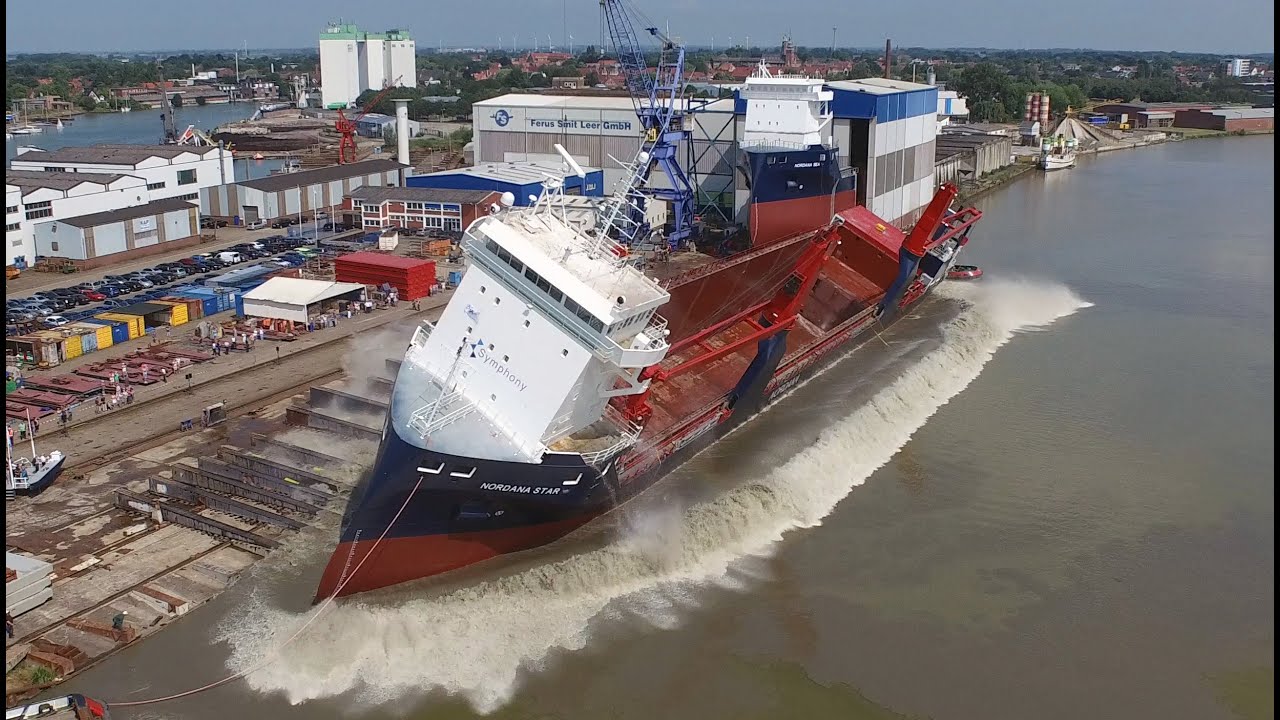 Ship launch NORDANA STAR | Ferus Smit, Leer | Stapellauf / Tewaterlating