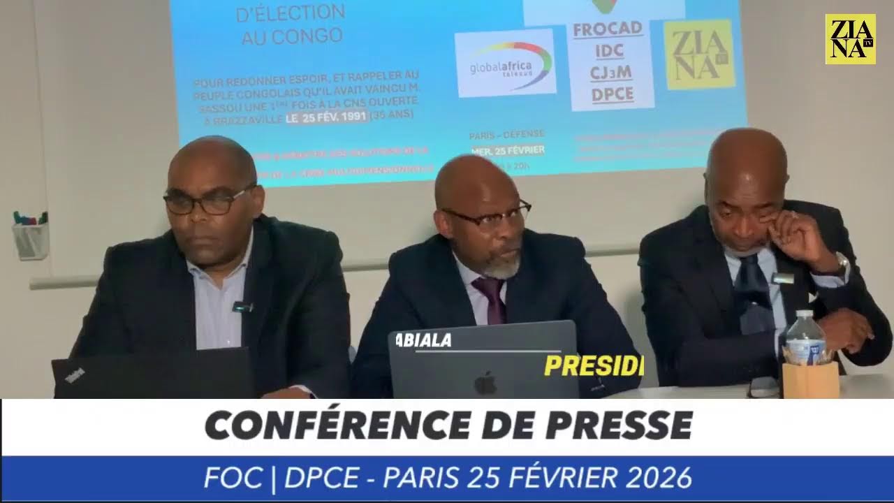 REPLAY. CONFERENCE DE PRESSE DE LA DPCE - Paris le 25 Février 2026