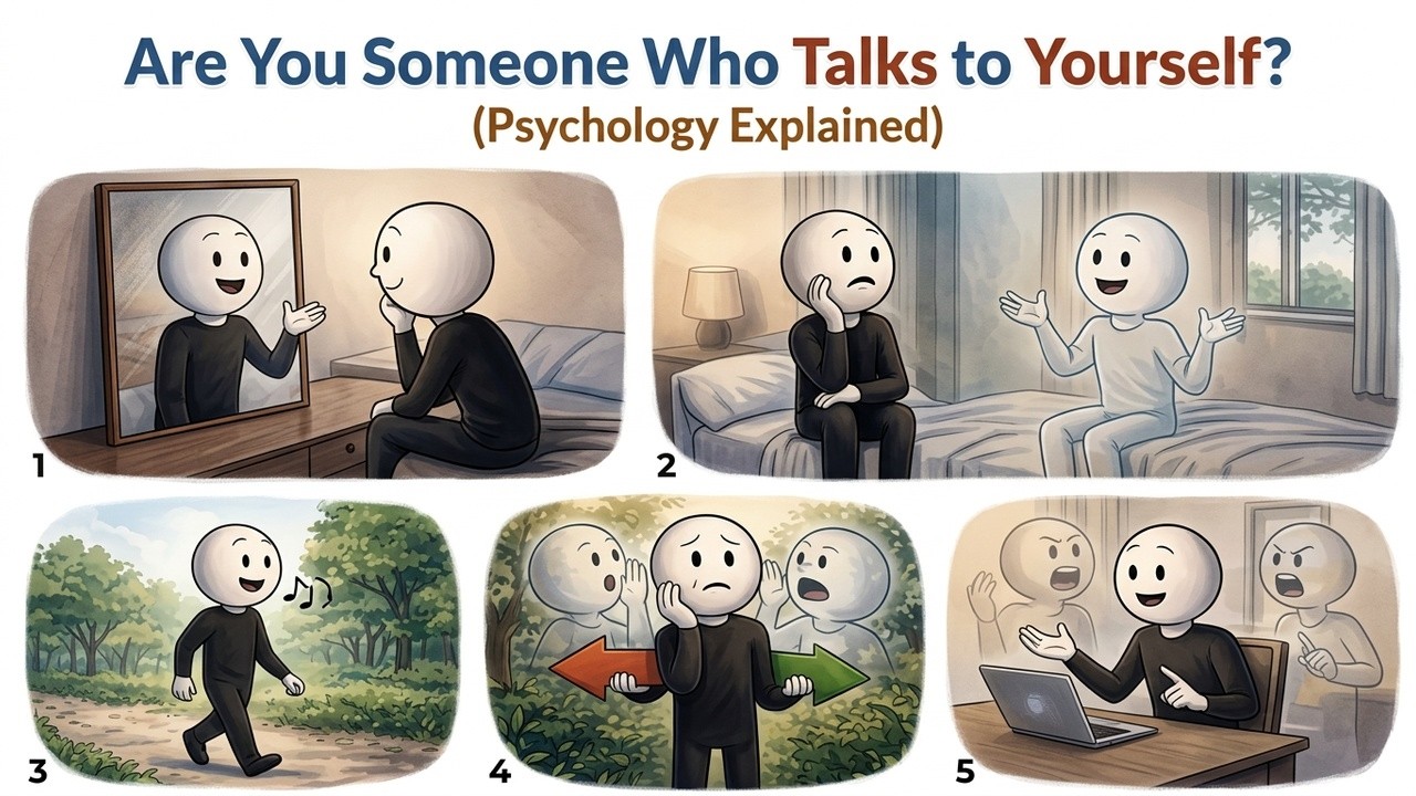 Are You Someone Who Talks to Yourself? (Psychology Explained) #superbowl #psychology #superbowl2026