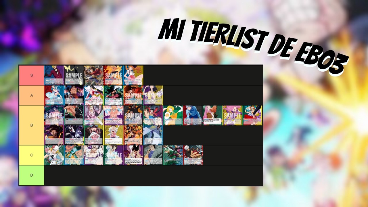 EB03 TIERLIST / ¿El REINADO de SANJI? - OPTCG