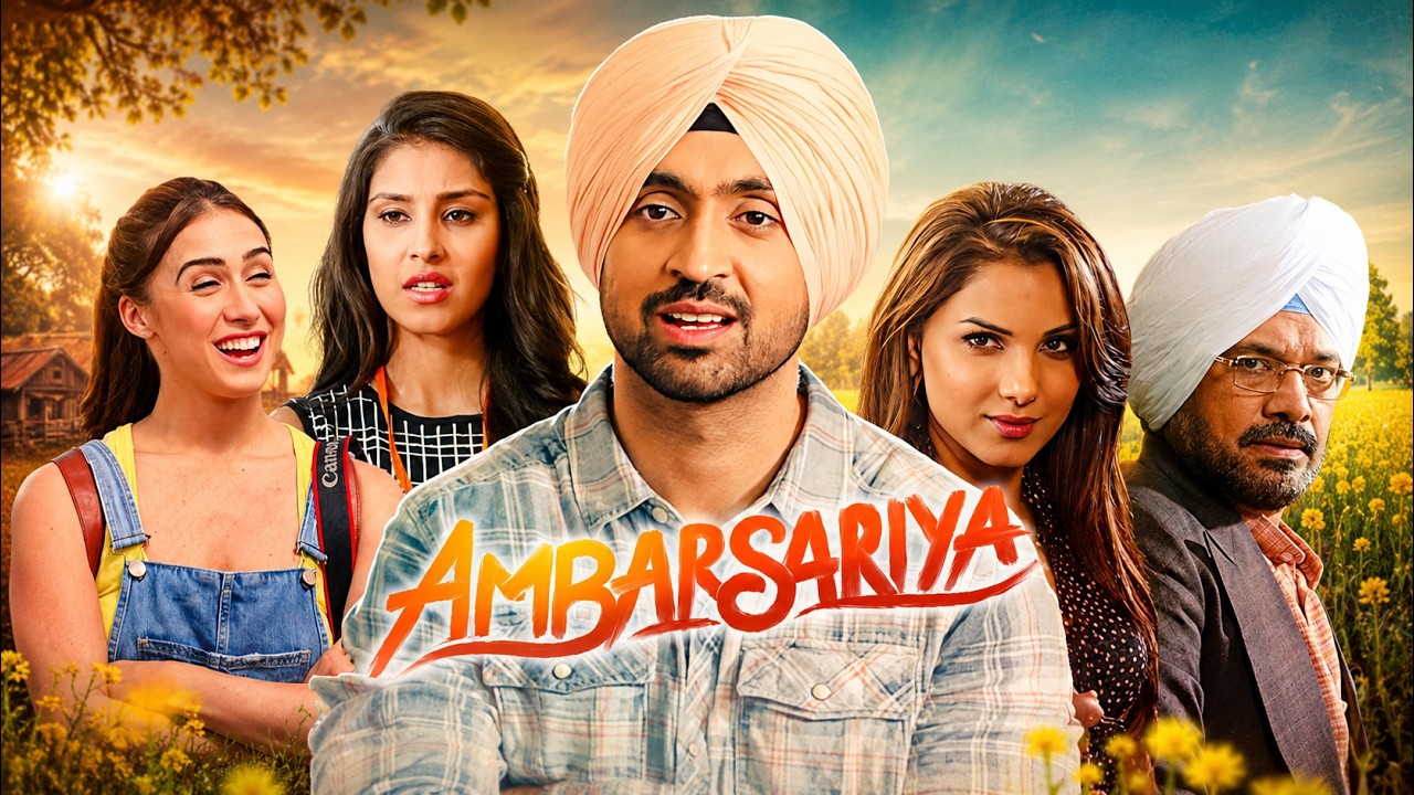 Ambarsariya - Punjabi Movie | Diljit Dosanjh, Karishma Kotak, Gurpreet Ghuggi | #fullmovie #punjabi