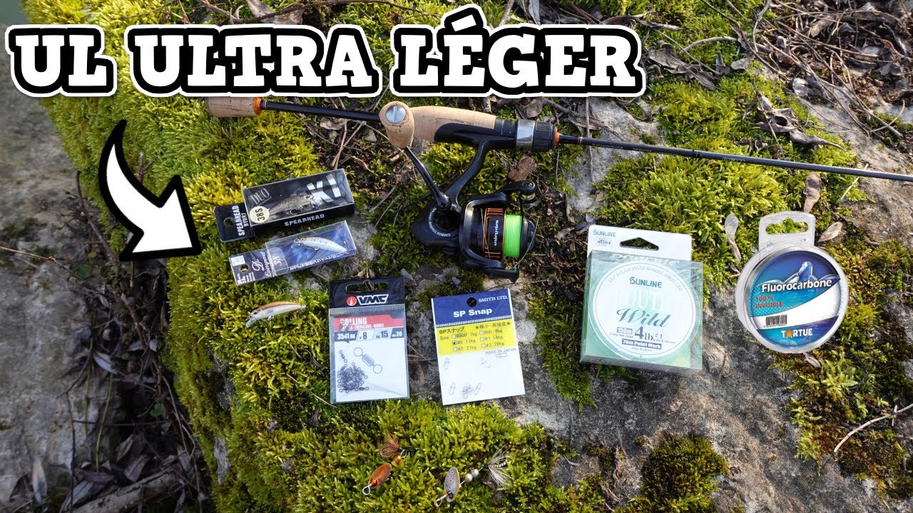 Mon matos ULTRA LÉGER pour la truite