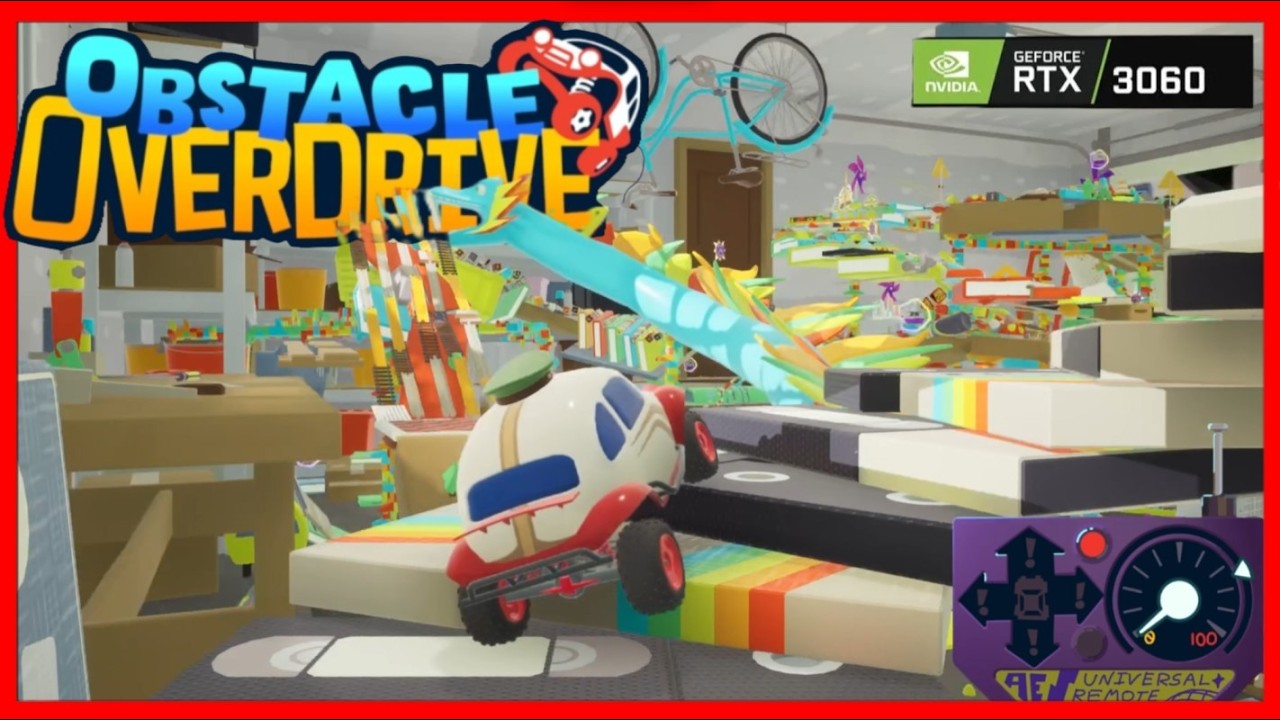 Rage Driving in the Cutest Game Ever  | Obstacle Overdrive Demo | Commentary Gameplay