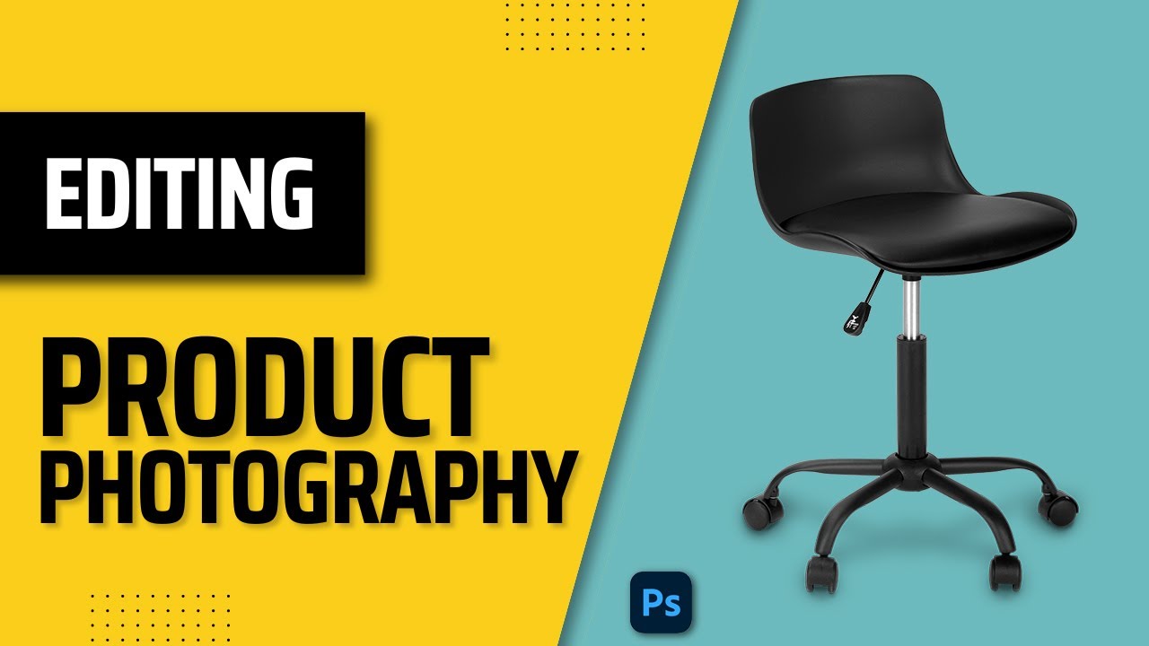 How to retouch product in white background - Photoshop - Office Chair