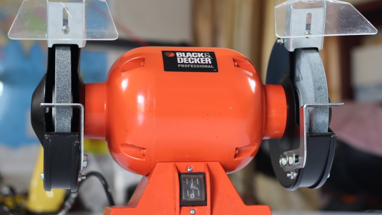 How to use a Bench Grinder (Basics & Safety) with Black & Decker Bench Grinder