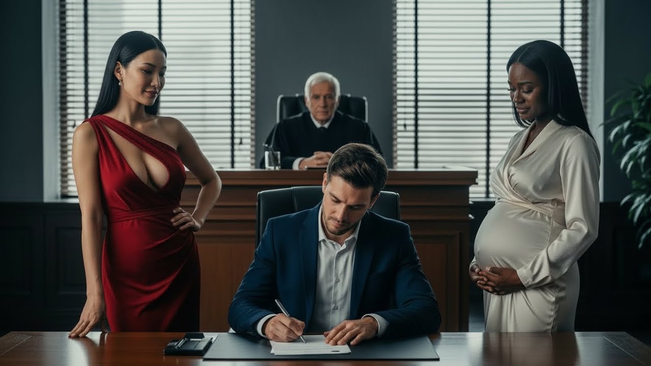 The BILLIONAIRE Signed the Divorce Papers Laughing — But Froze When the Judge Read My Father’s Will