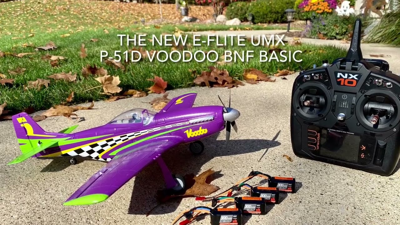 E-flite UMX P-51D Voodoo BNF Basic - Aerobatic Thoroughbred!!!