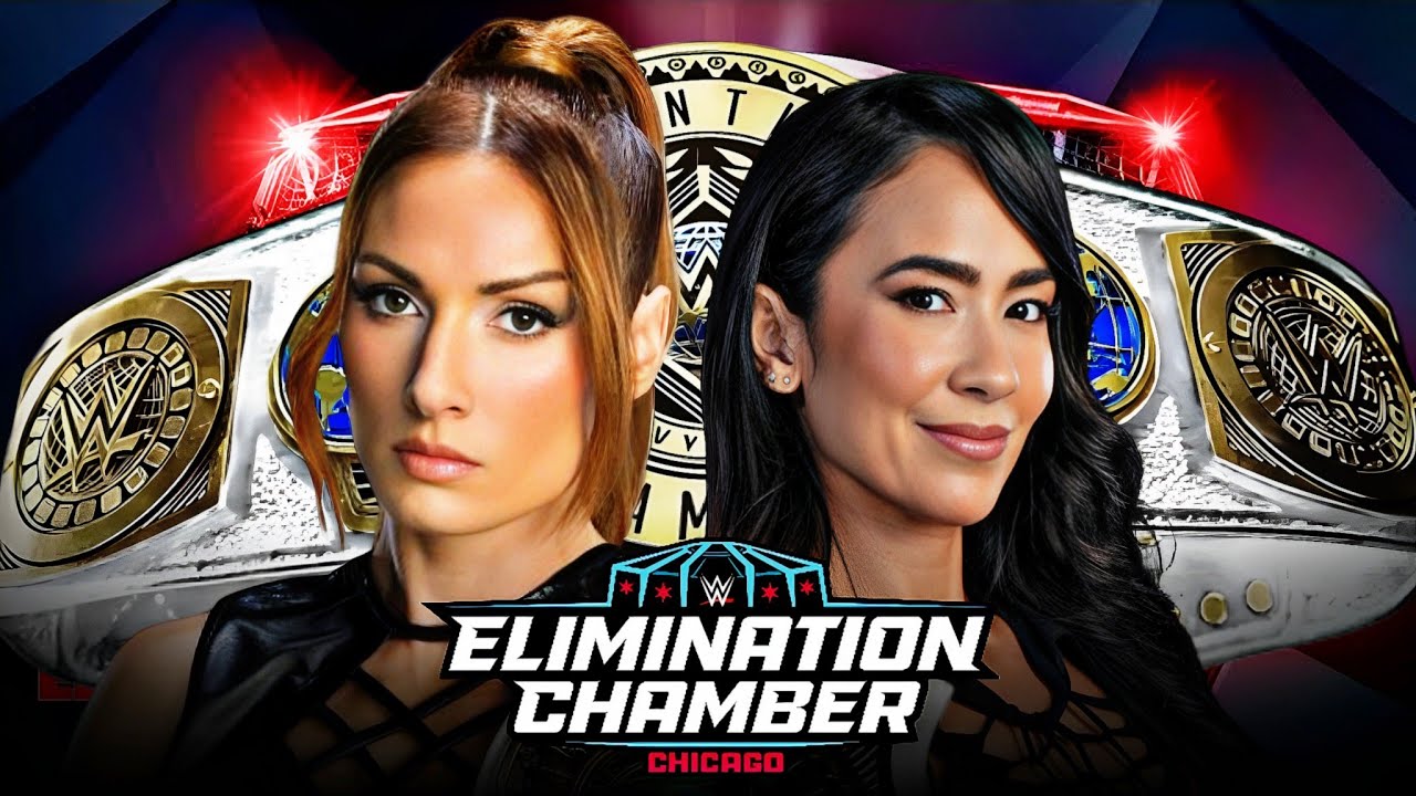 Becky Lynch vs Aj Lee Intercontinental Title Full Match WWE Elimination Chamber 2026 Highlights