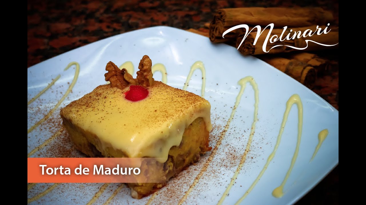 Cocina Fácil: Torta de Maduro - RECETA Molinari Tv cap.
