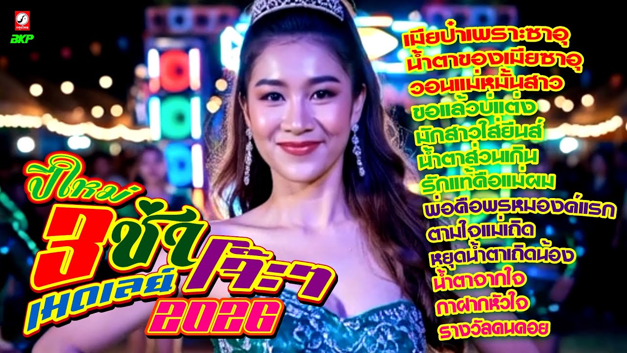 เมลเล่ย์อีสานสามช่า รับปีใหม่ 2026 : เมียป๋าเพราะซาอุ : มักสาวใส่ยีนส์ : ตามใจแม่เถิด : กาฝากหัวใจ :