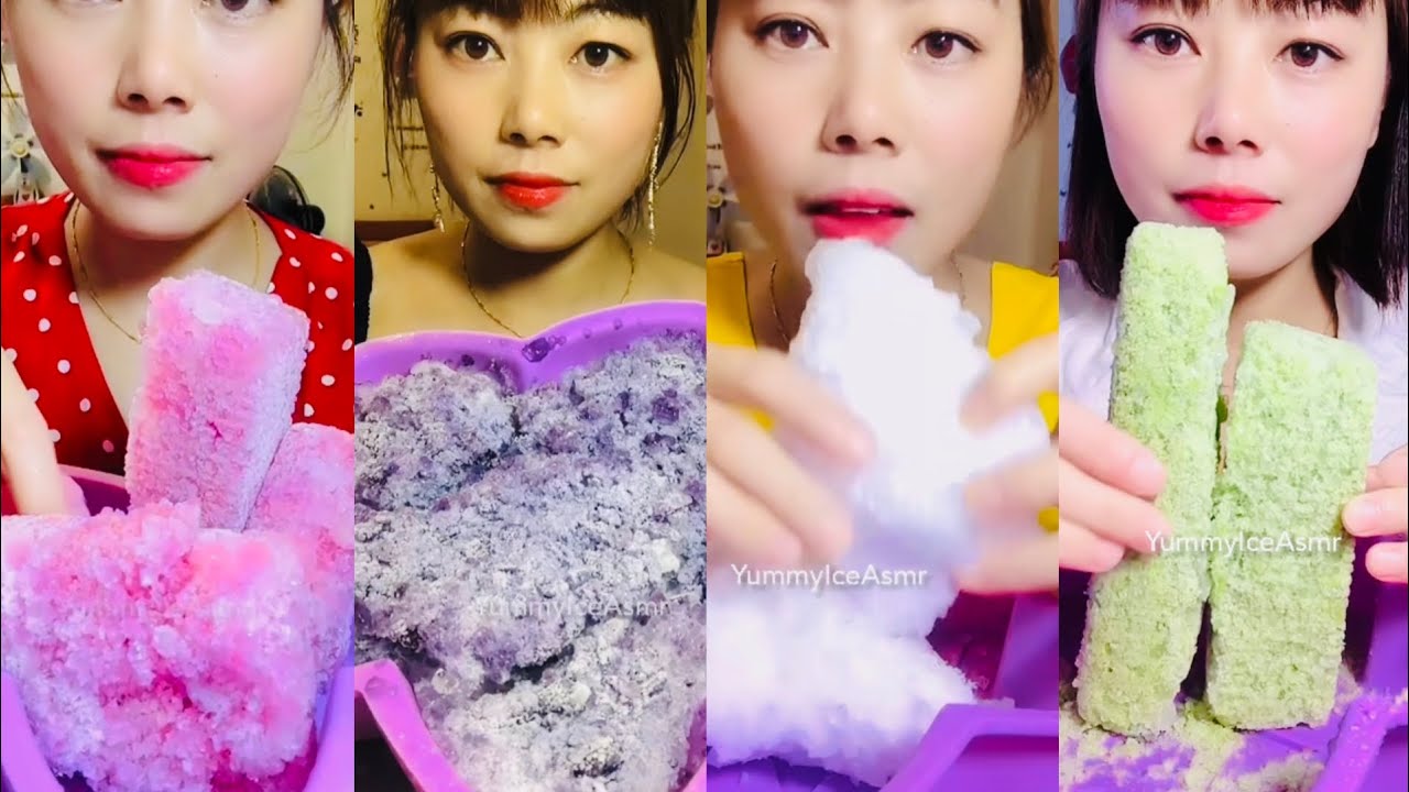 ASMR ICE EATING/ZHAOFENG FULL VIDEOS