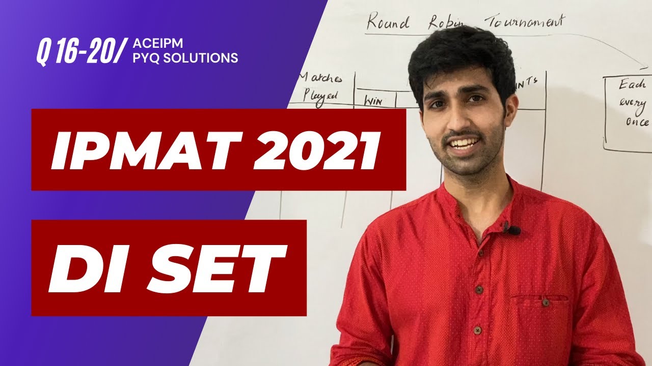 IPMAT Indore 2021 Solutions | DI Set Q.26-30 (QA MCQ)