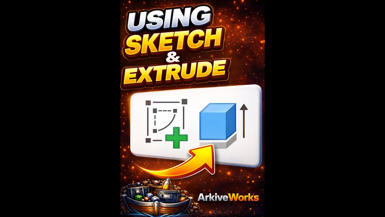 Fusion 360 Basics- Sketch and Extrude