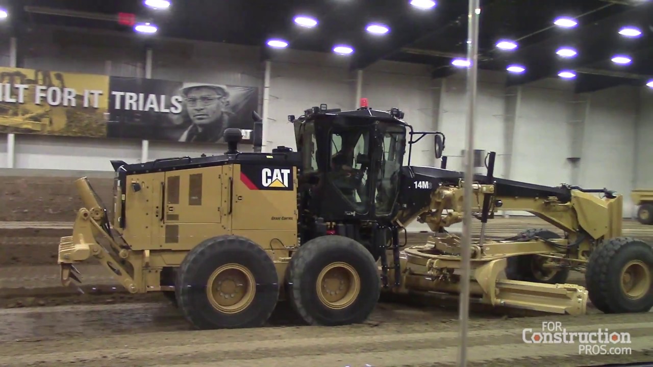 Caterpillar 14M3 Motor Grader with Stable Blade and Auto Articulation