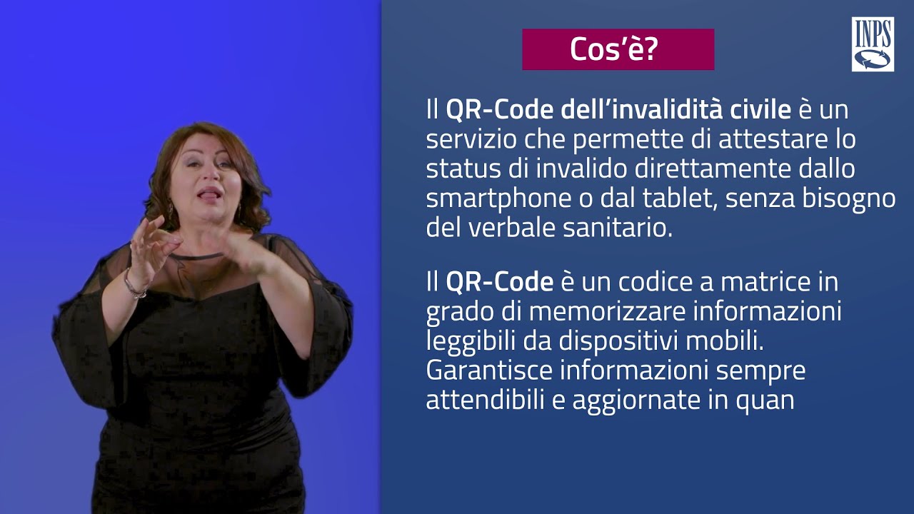 Video Pillola n. 7 - Il QR Code dell'invalidità civile
