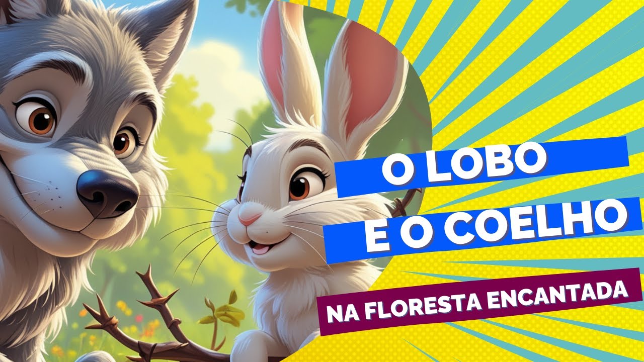 O Lobo e o Coelho na Floresta Encantada