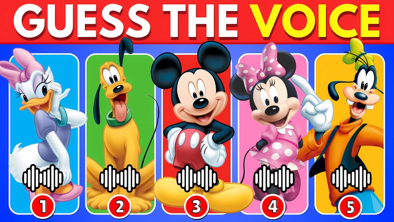 🔊 Guess The Mickey Mouse Clubhouse Characters by Their Voice🐭🏰 Minnie Mouse, Goofy, Donald Duck