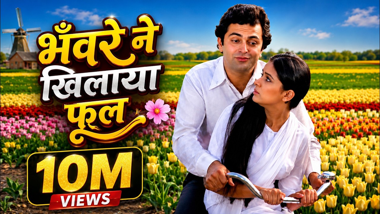 भवरे ने खिलाया फूल | Rishi Kapoor, Padmini Kolhapure | Lata Mangeshkar, Suresh Wadkar | Prem Rog 4K