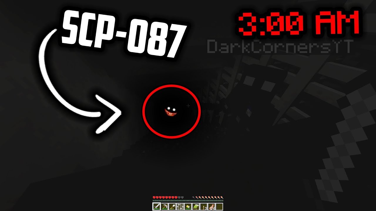 Going down the SCP-087 STAIRCASE in Minecraft at 3:00 AM..... (Scary Minecraft Video)