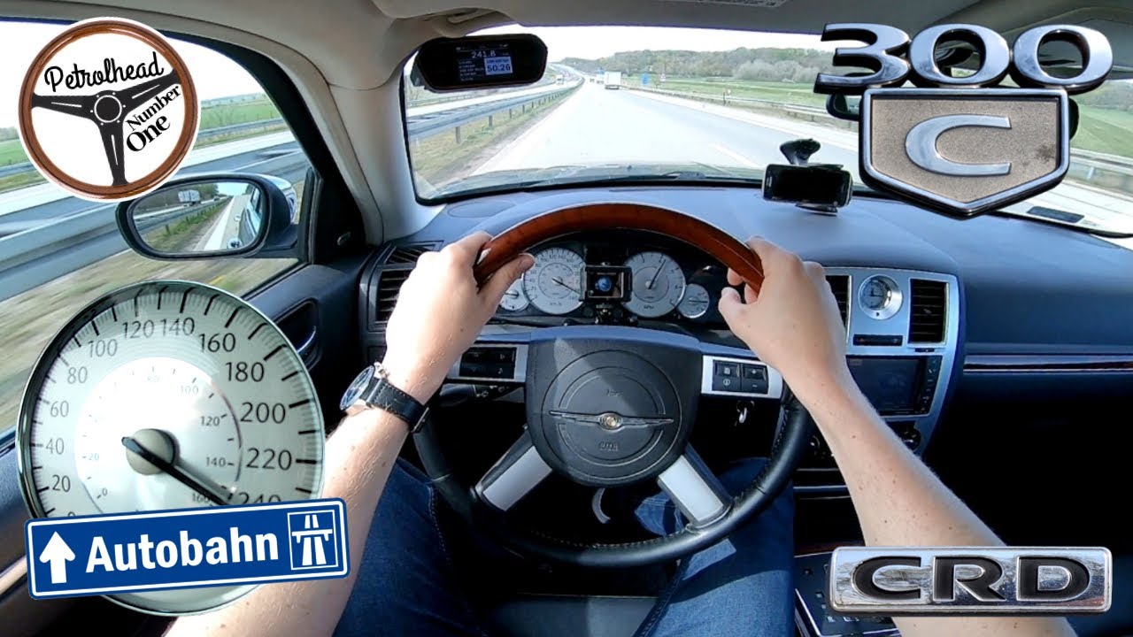 2009 Chrysler 300C 3.0 CRD (CHIP) | V-MAX. Próba autostradowa. TEST, RACEBOX 0-100, 100-200 km/h