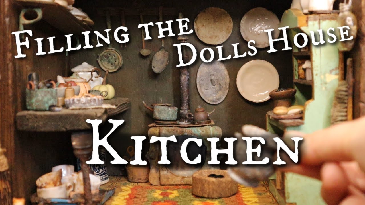 Adding + Crafting Details In Our Mudlarking Miniature Dolls House Kitchen!