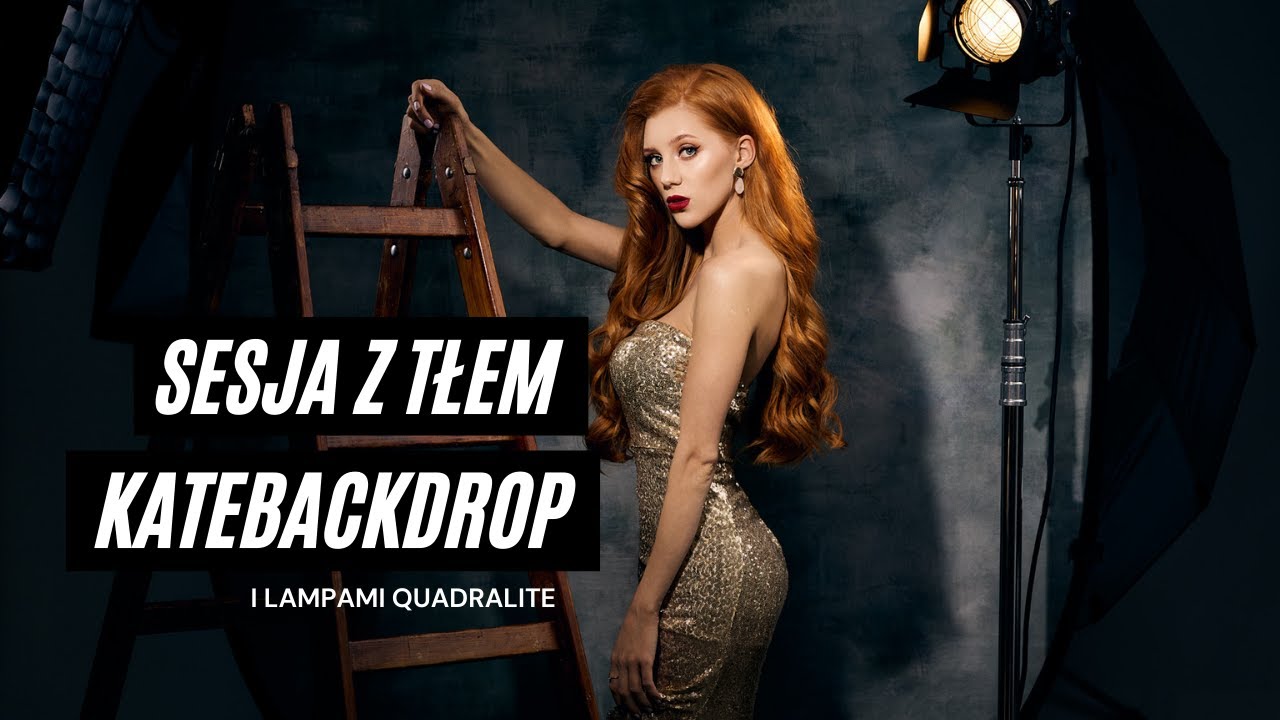 Sesja z Olą na tle Katebackdrop