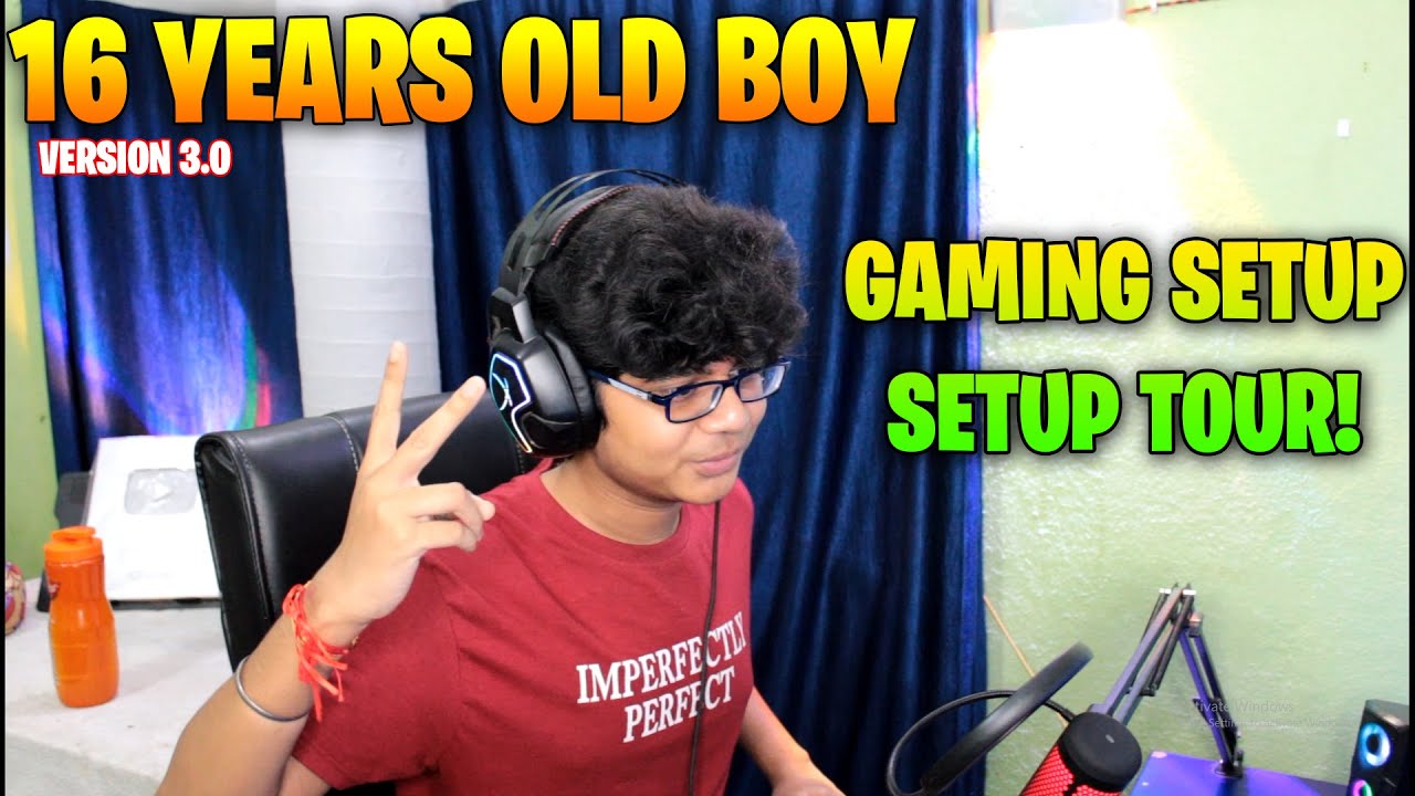 16 YEARS OLD BOY GAMING SETUP TOUR 2021 !! ( VERSION 3.0 )