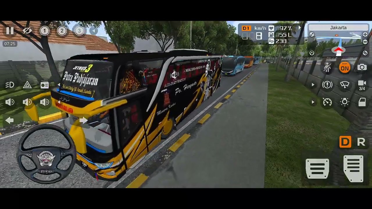 Bus simulator indonesia android gameplay jet 3 bus gameplay 