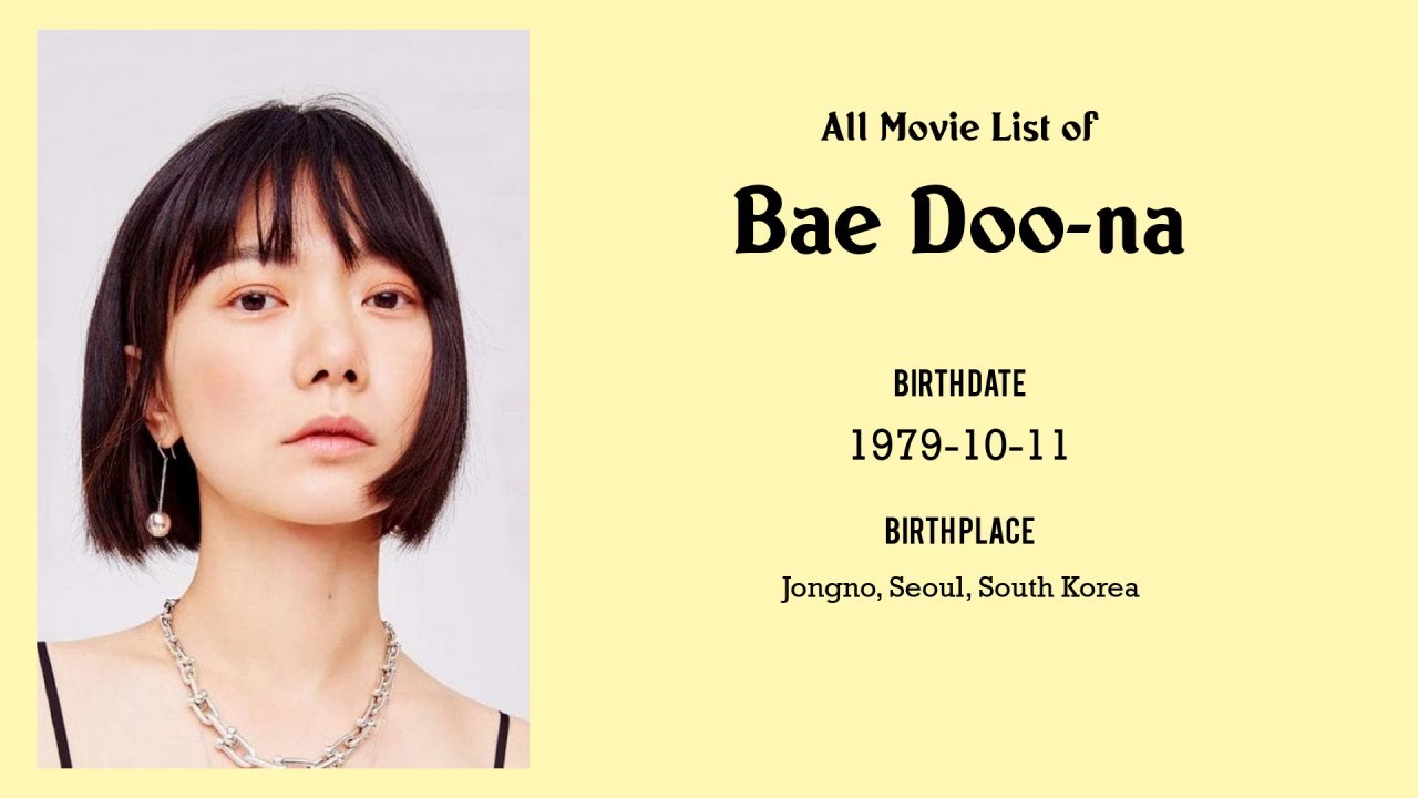 Bae Doo-na Movies list Bae Doo-na| Filmography of Bae Doo-na