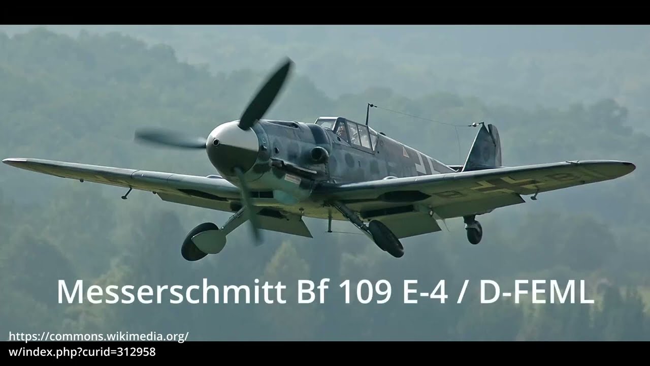 ME 109 over Hangelar