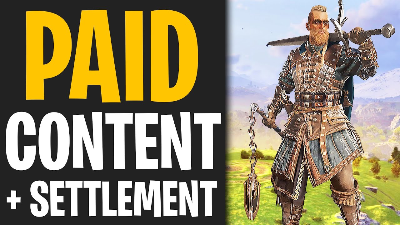 Assassins Creed Valhalla - New Settlement Gameplay Info & Microtransactions!