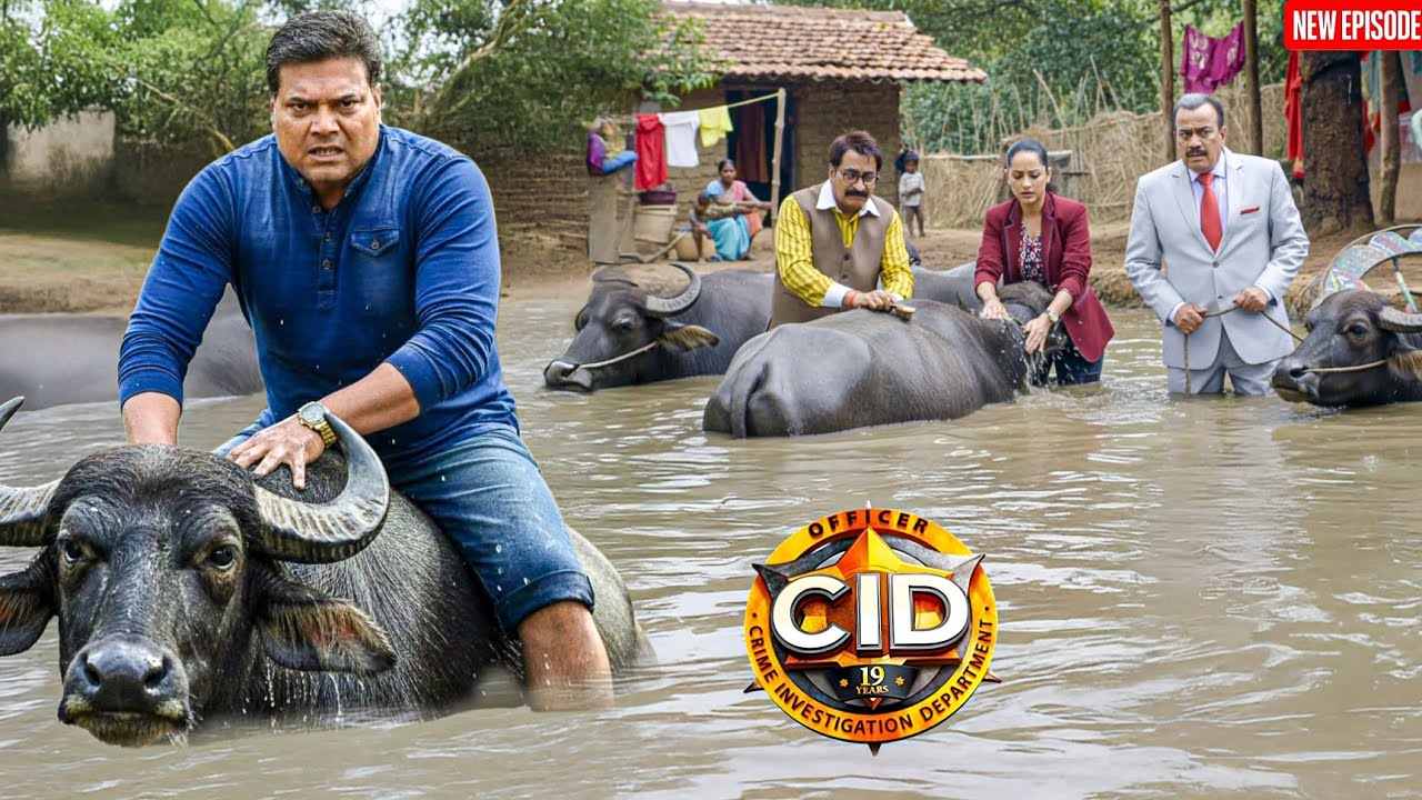 गांव में जाकर CID टीम ने नदी में भैंसों को नहलाया || CID | Latest Episode ||