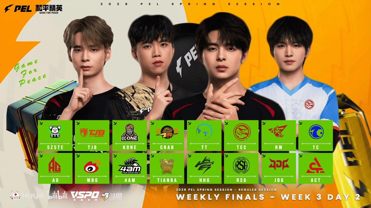 LIVE : 2026 PEL SPRING SESSION WEEKLY FINALS DAY 2 | WEEKLY FINALS | 2026 PEL 春季周期末考试