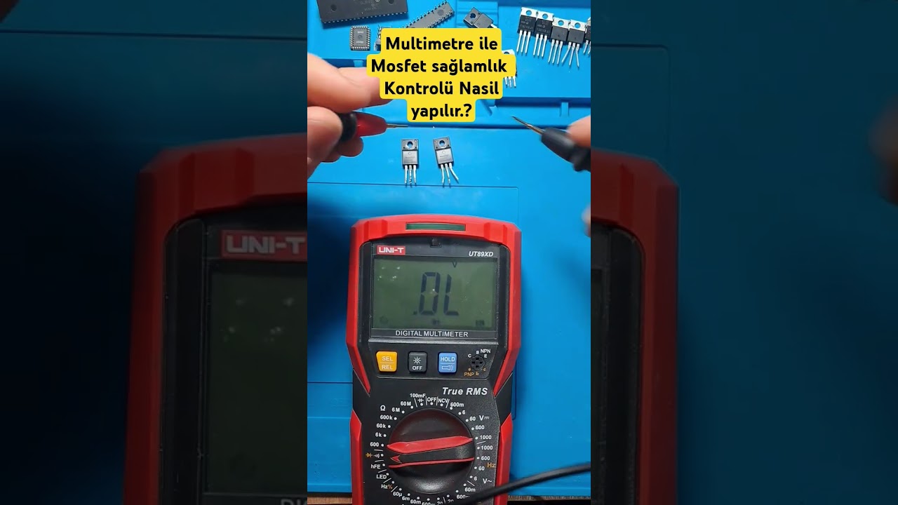 Multimetre ile Mosfet Sağlamlık Kontrol&uuml;  Nasıl Yapılır.? #mosfet #elektronik #tamir