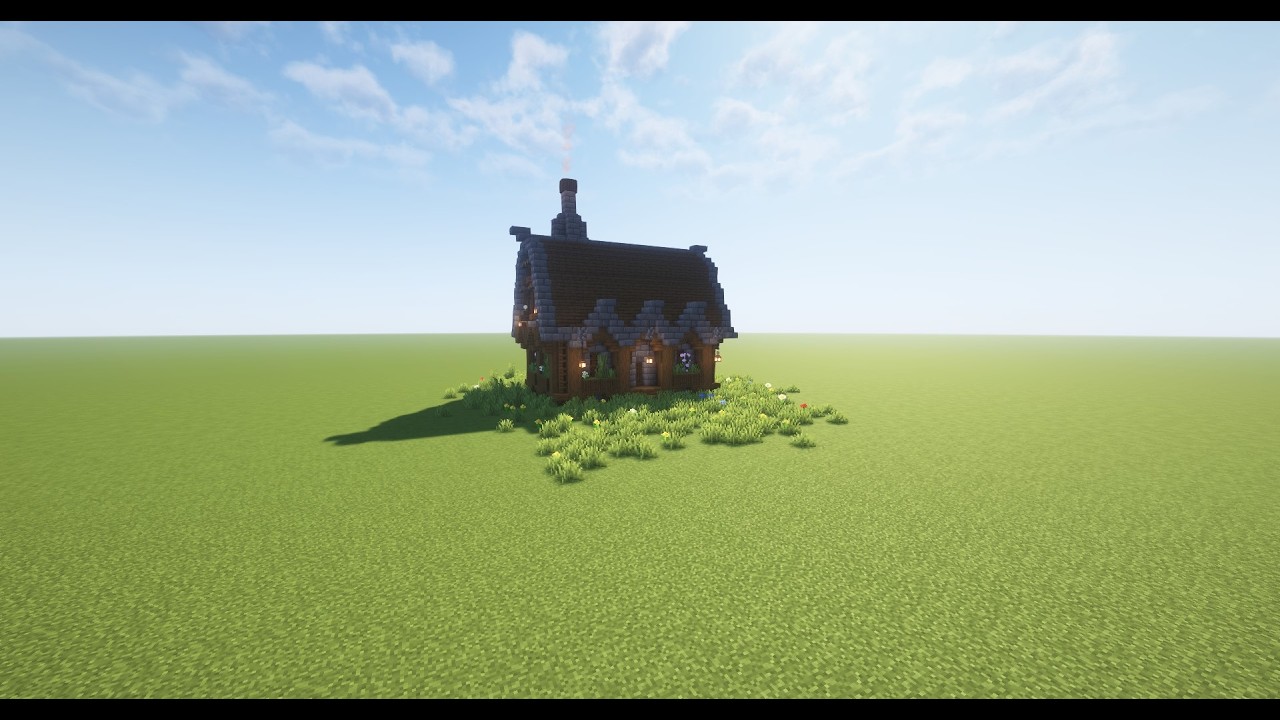 Minecraft Medieval City House Tutorial Variant 3
