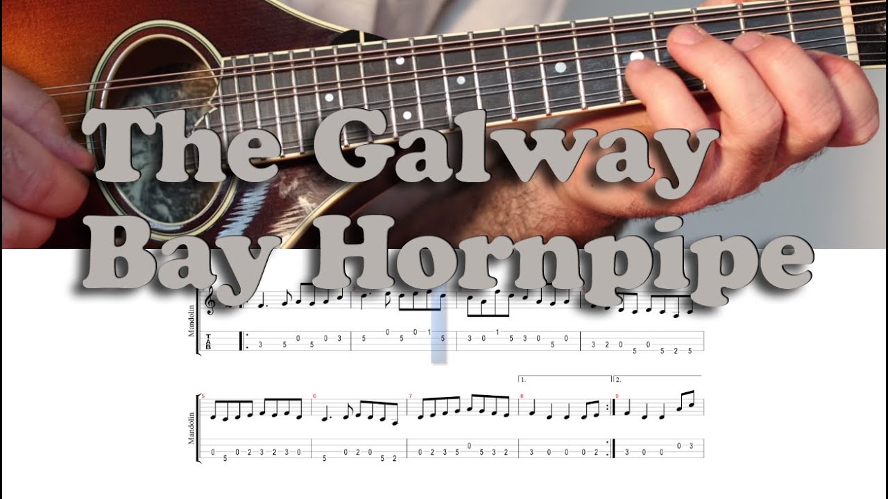 Irish mandolin lesson. The Galway bay hornpipe