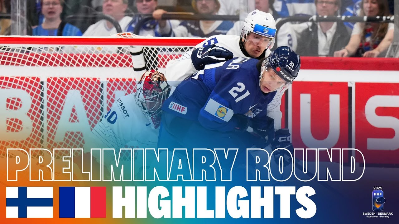 Highlights: Finland vs France | 2025 #MensWorlds #IIHF