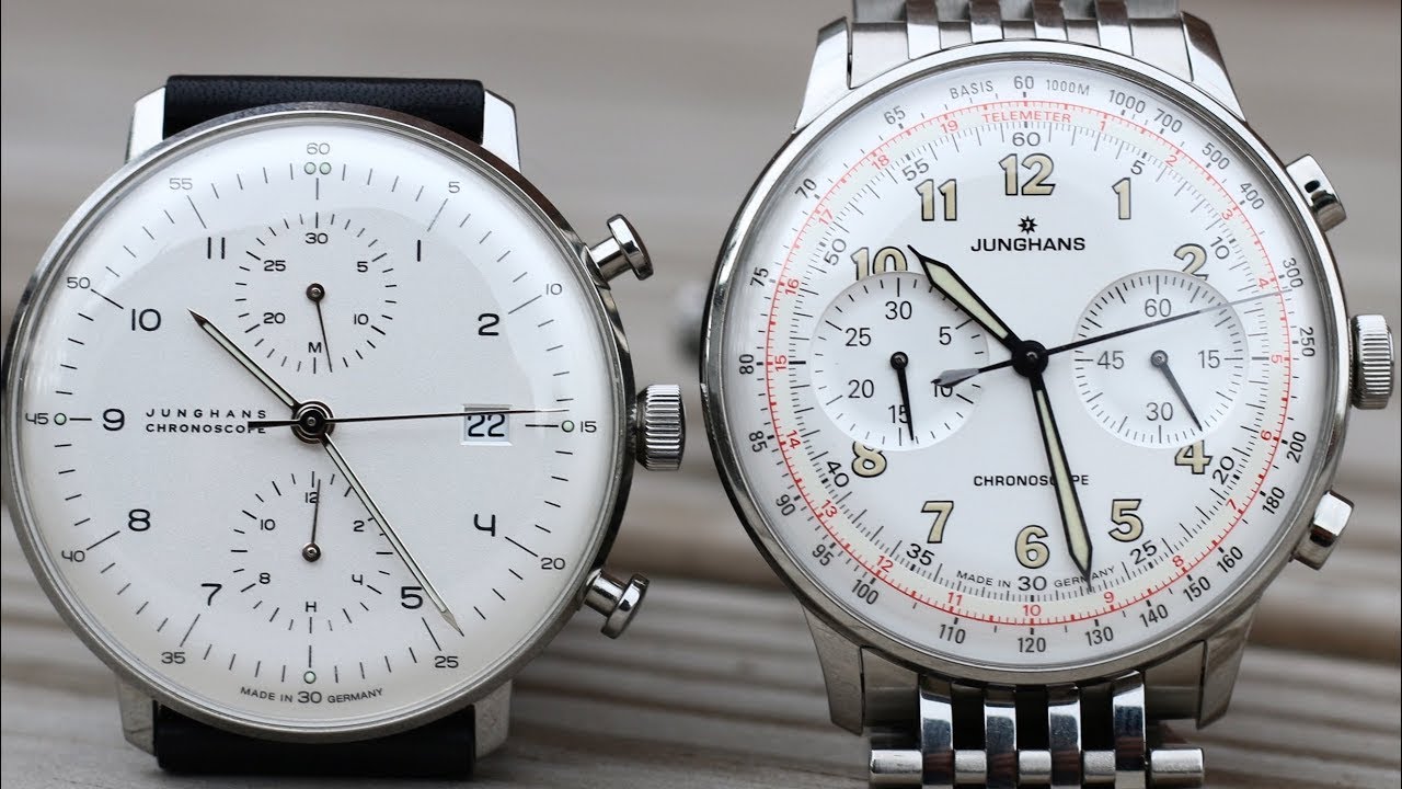 2 Cronógrafos Con Un Aspecto Increíble: Junghans Max Bill Chronoscope VS Meister Telemeter (2019)