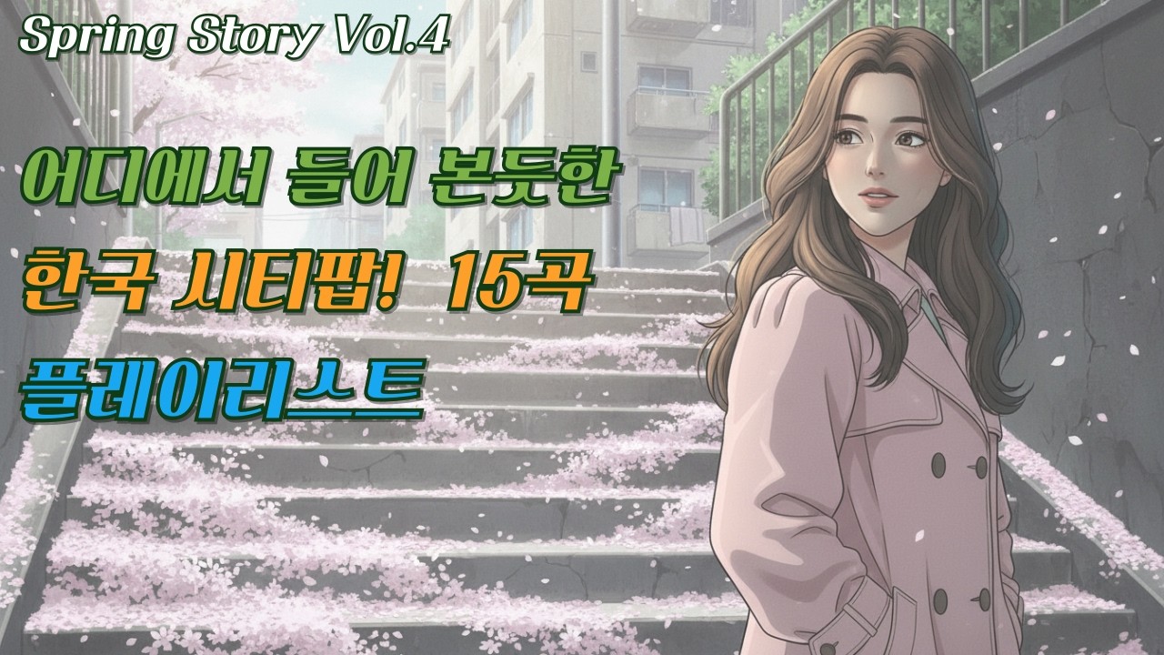 [Playlist] 나른한 오후, 벚꽃 그늘 아래서 듣는 레트로 시티팝 | K-시티팝 15곡 Vol.4비공개