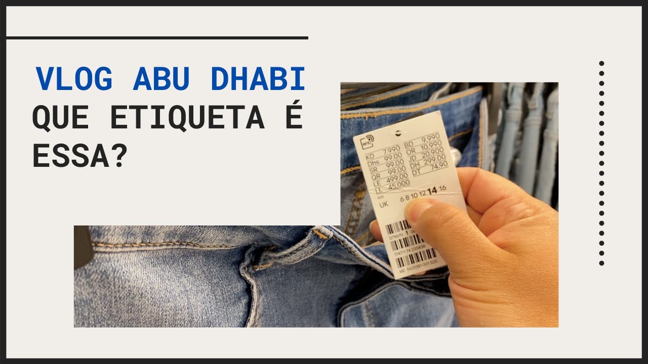 EU VI ESSE SHOPPING CHIC VIRAR POPULAR EM ABU DHABI - Vlog