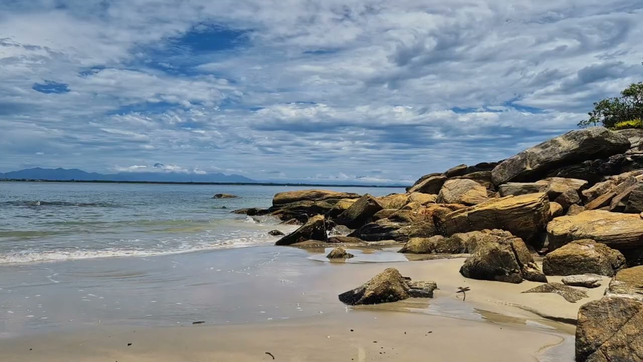 Som Contínuo do Mar para Dormir | Ondas Calmas do Oceano | 2 Horas