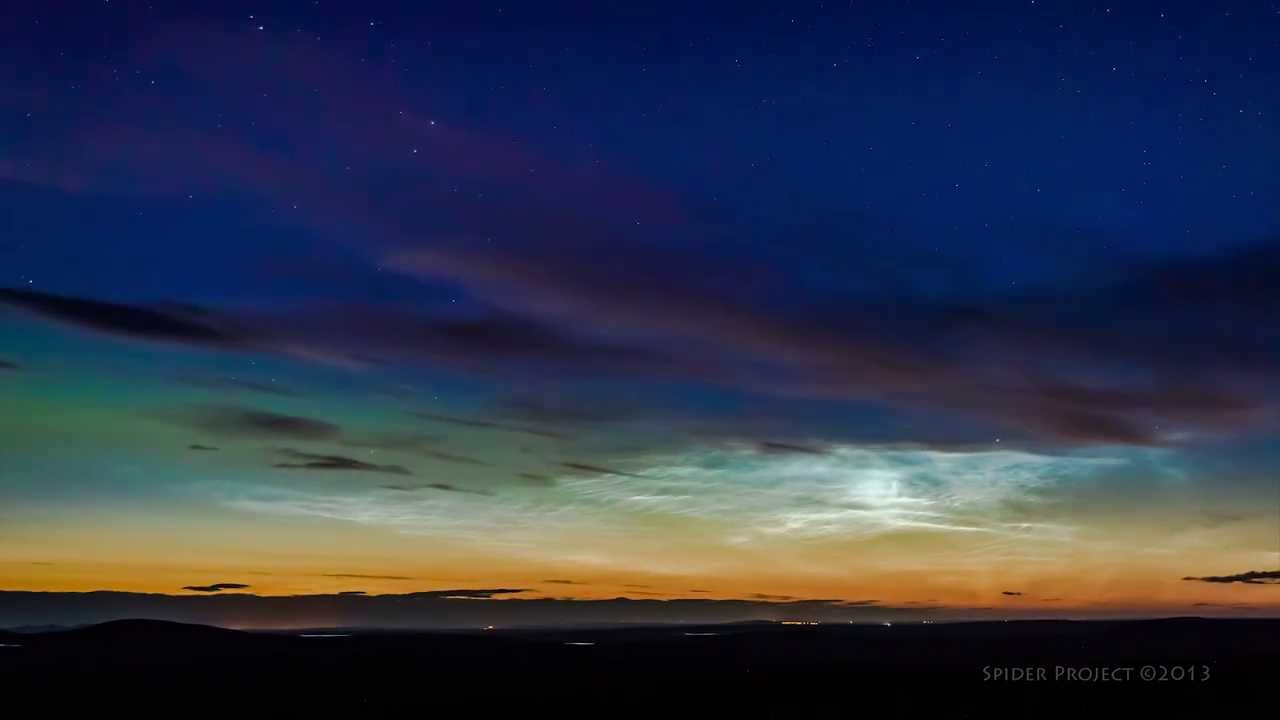 Noctilucent Clouds and Aurora.