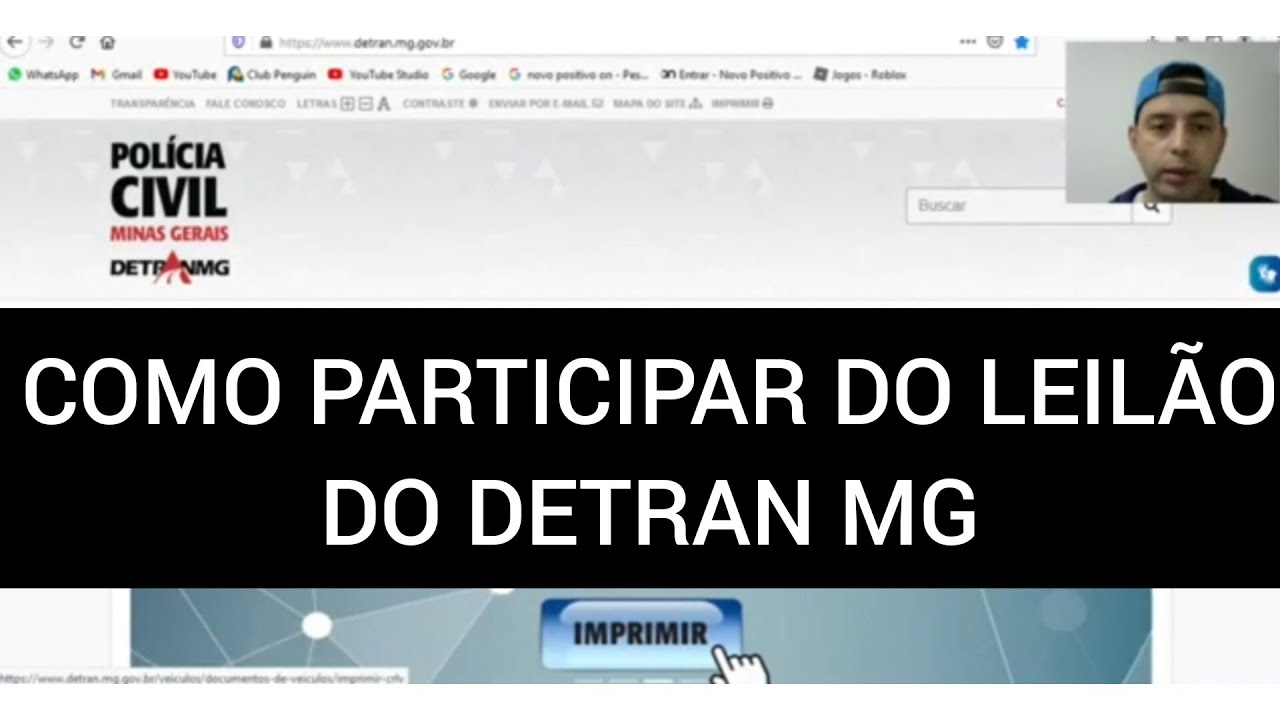 COMO PARTICIPAR DO LEILÃO DO DETRAN MG