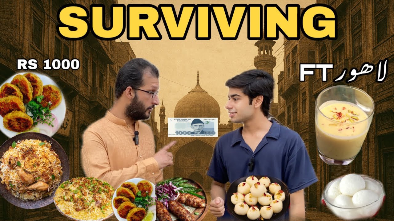 1,000 Rupees Street Food Challenge in Pakistan 2025