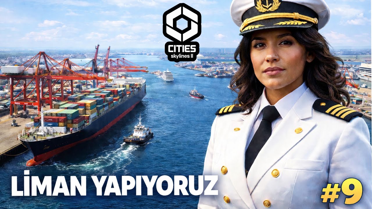 Cities Skylines 2 - Liman Kuruyoruz!  🚢 Şehrin Ekonomisi Değişiyor | Bölüm #9