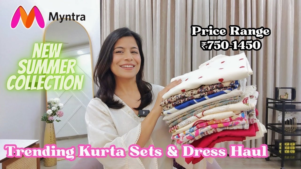 Myntra Trending Summer Kurta Set & Dress Haul l Dream Simple