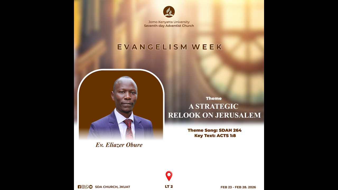 EVANGELISTIC WEEK || THE STRATEGIC RELOOK ON JERUSALEM || DAY 1