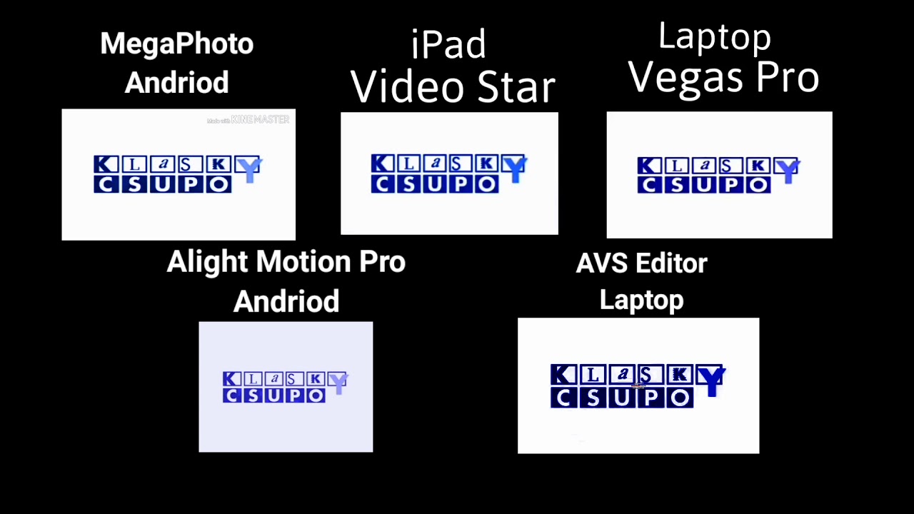(COMPARATIVES/COMPARATIVAS) Klasky Csupo in VideoUp V1-V10 Collection (Different Editors!).