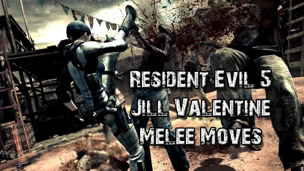 Resident Evil 5: Jill Valentine - Melee Moves HD 60FPS